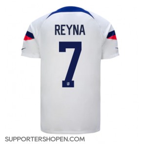 Förenta staterna Giovanni Reyna #7 Hemma Matchtröja VM 2022 Kortärmad